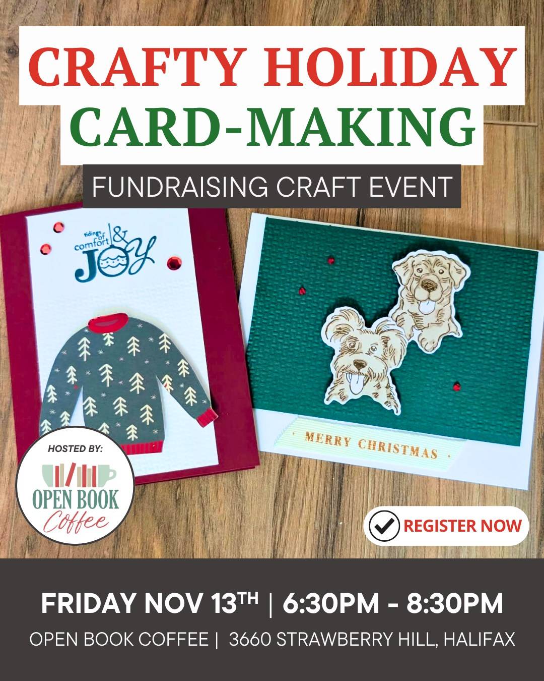 Crafty Holiday Card-Making Fundraiser