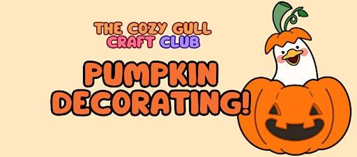 Pumpkin Decorating at The Cozy Gull!
