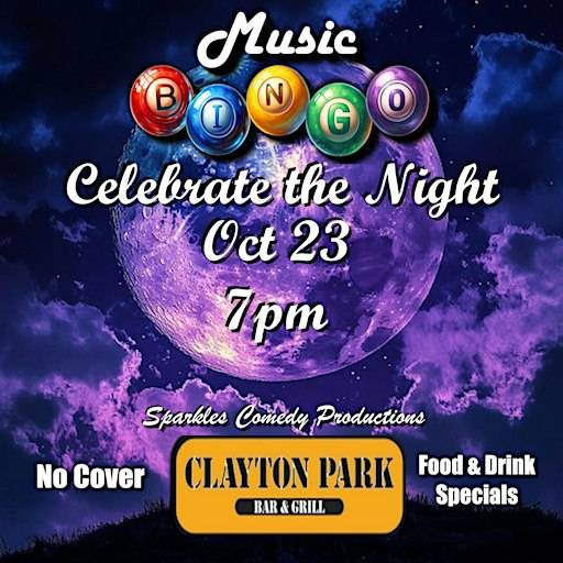 Music Bingo – Oct 23