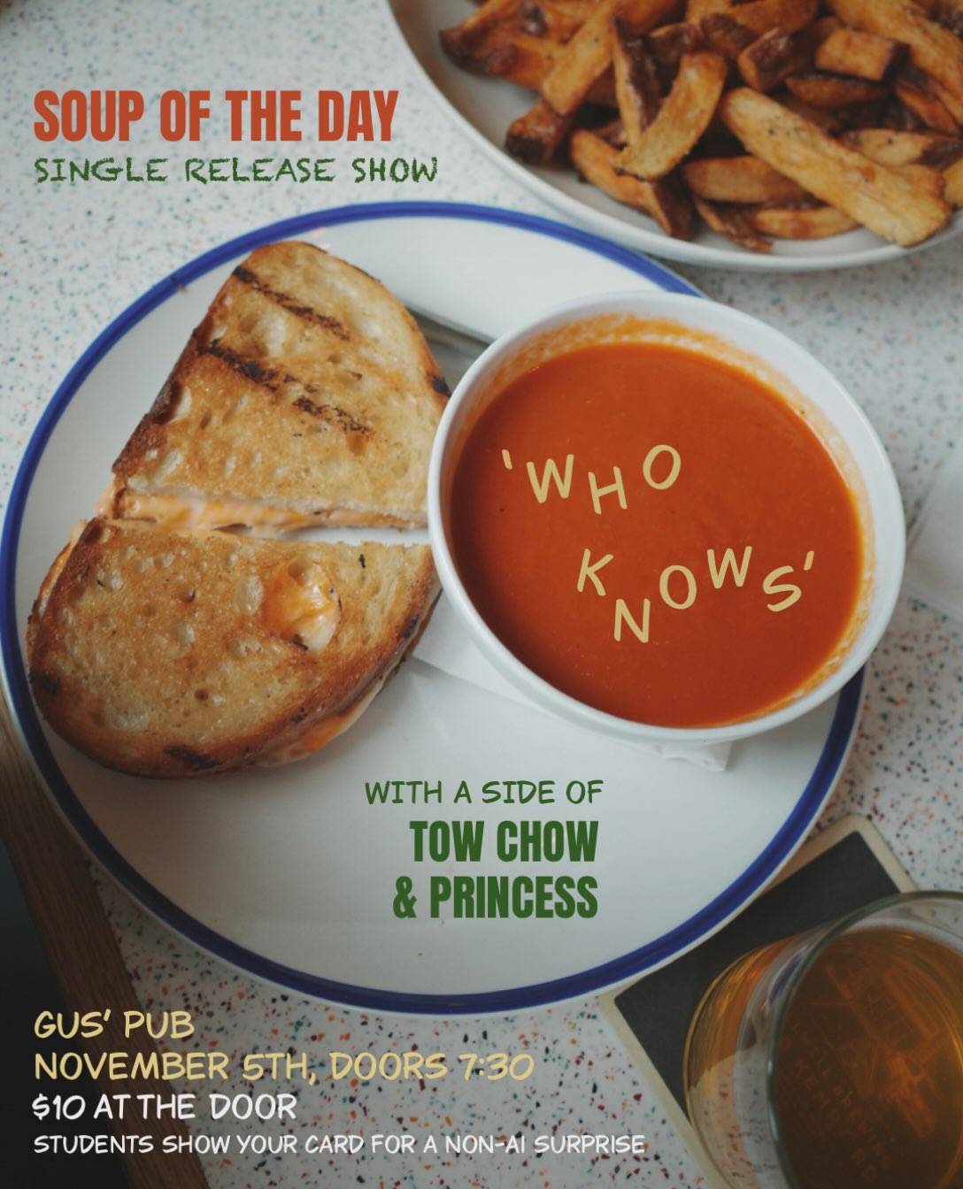 Soup of the Day ‘Who Knows’ Single Release Show