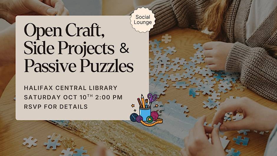 Open Craft & Passive Puzzle Lounge