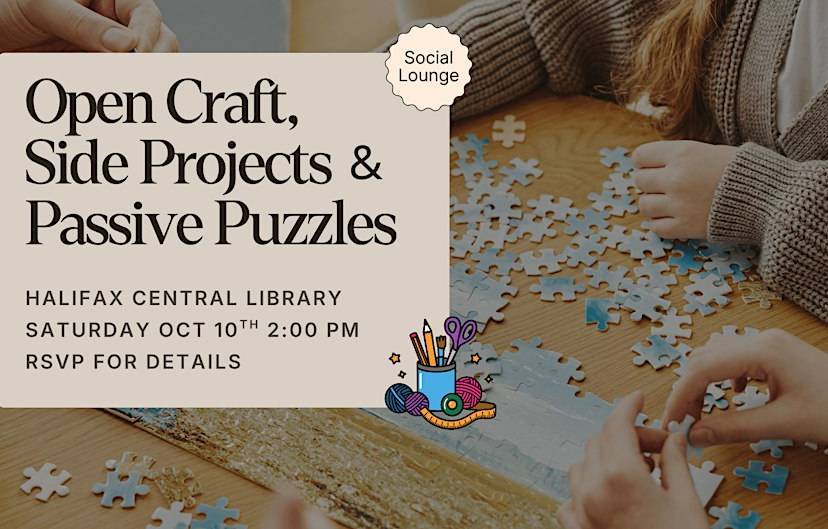 Open Craft & Passive Puzzle Lounge
