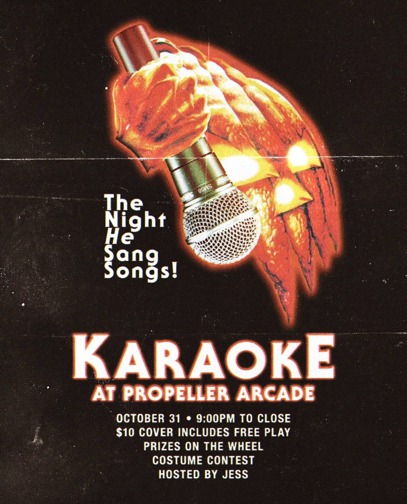 The Night He Sang Songs! Halloween Karaoke