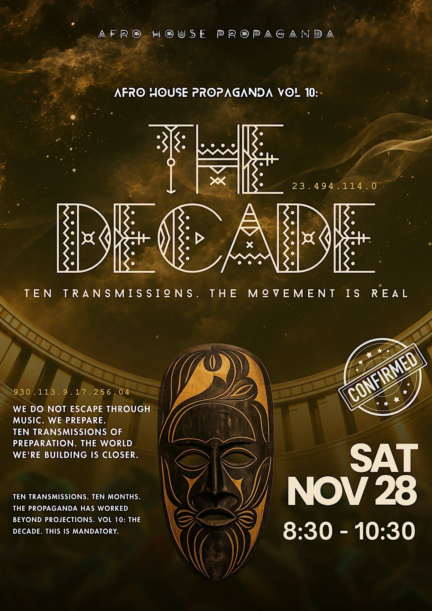 AFRO HOUSE PROPAGANDA VOL. 10 – THE DECADE