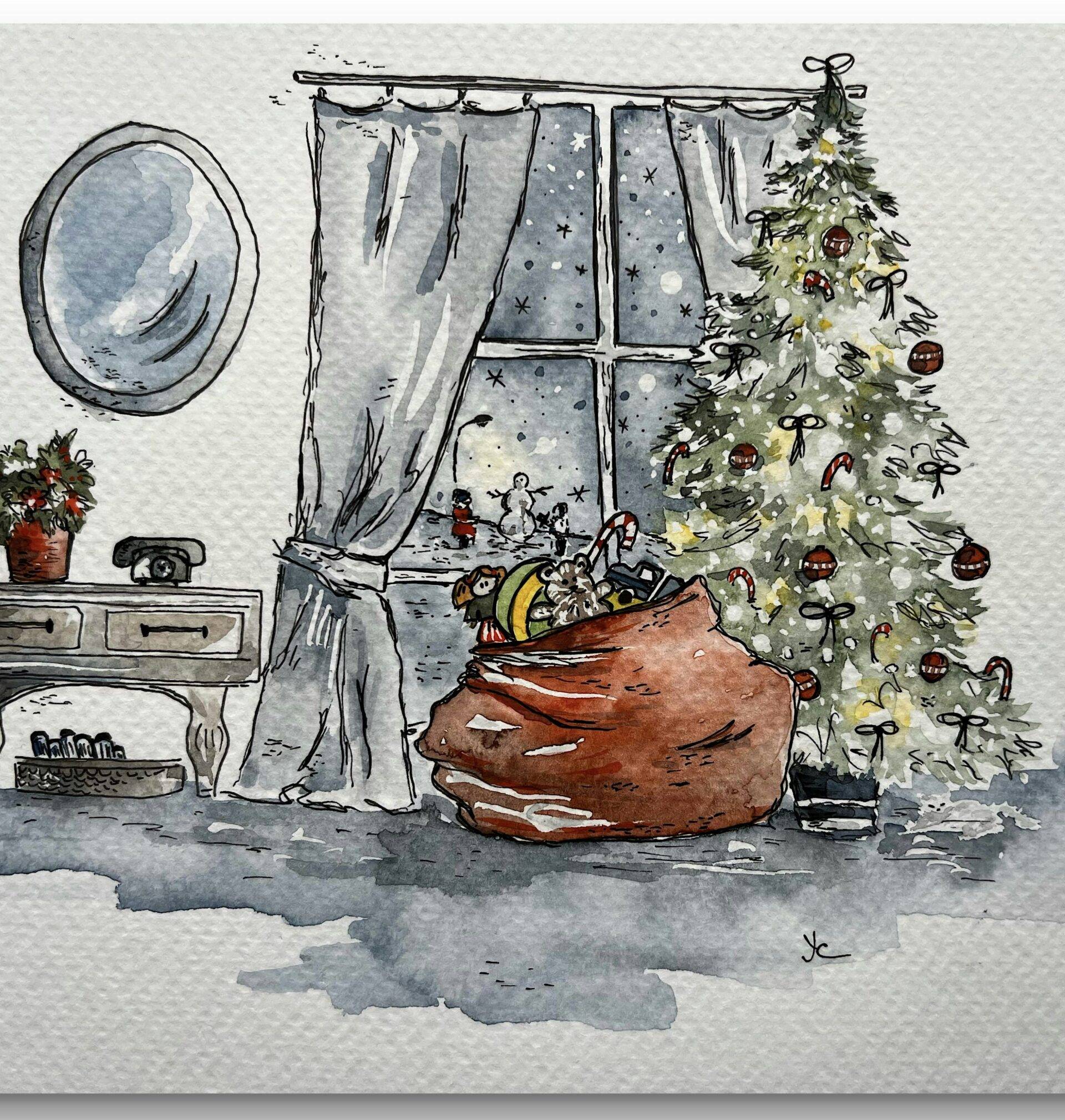 Watercolour Breakfast – guided watercolour painting class on – Nov 28