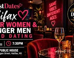 Halifax Older Women & Younger Men Speed Dating – Oct 11