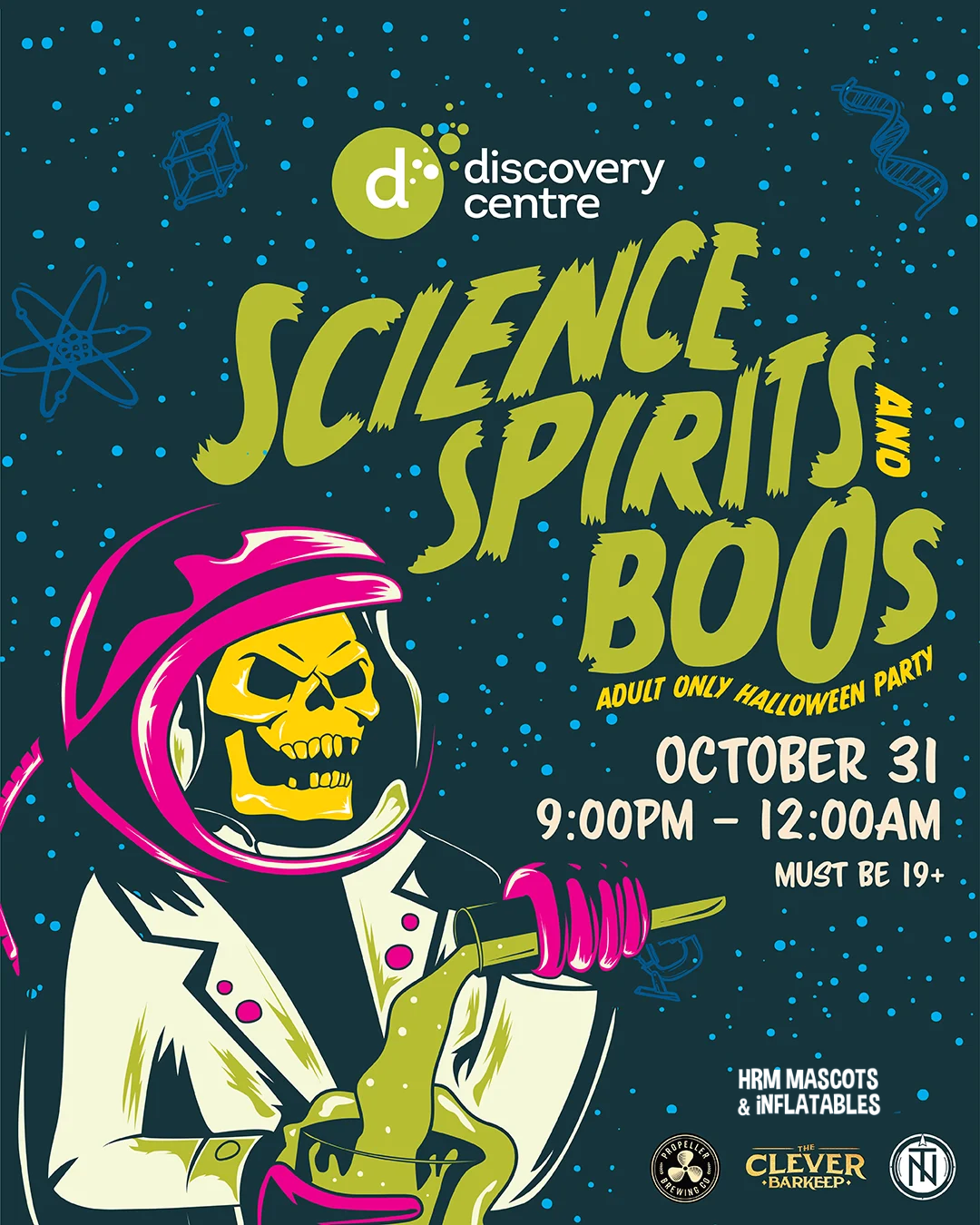 Science, Spirits & Boos - 19+ After Hours Halloween Event
