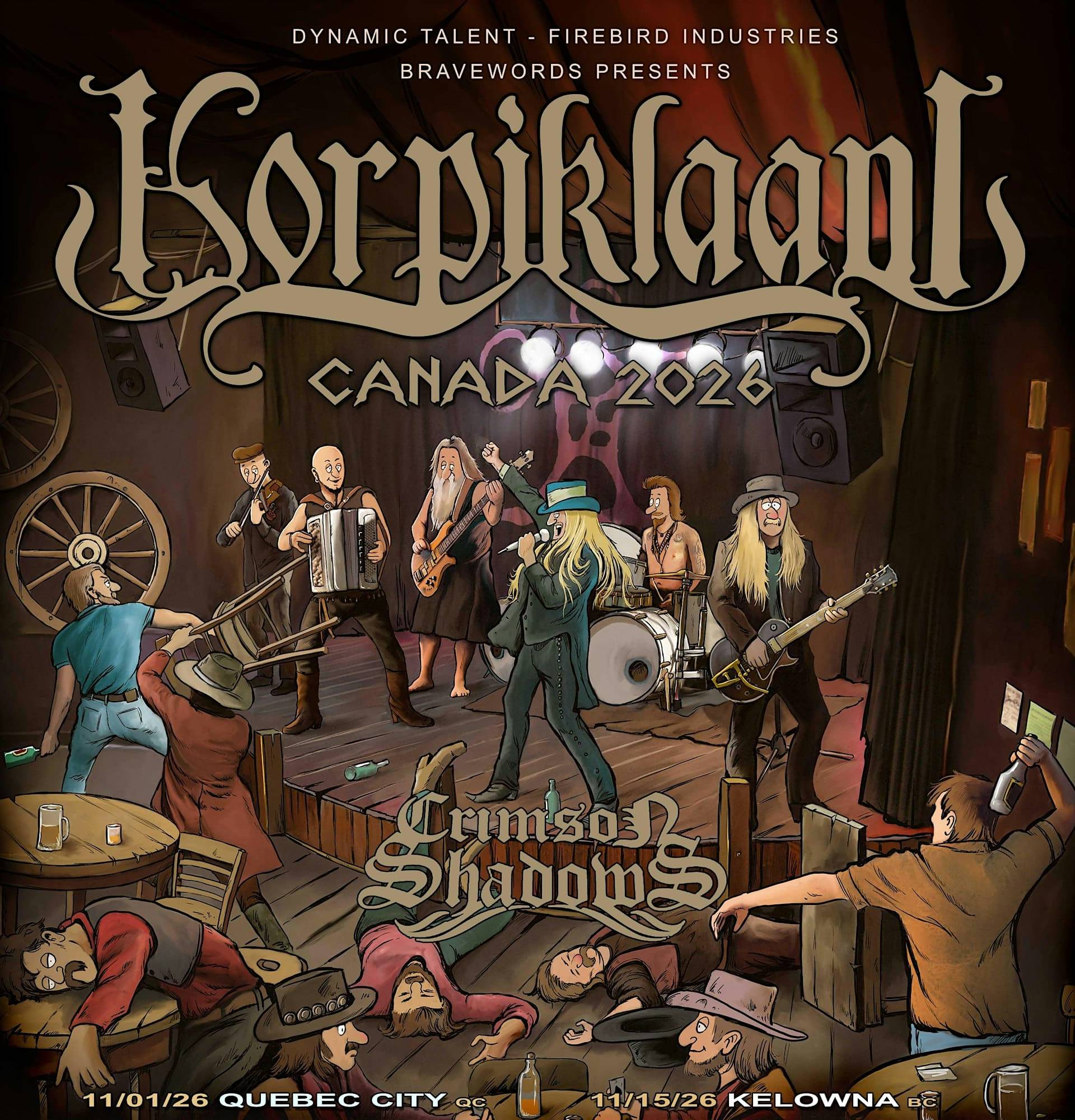 Korpiklaani & Crimson Shadows Live in Halifax