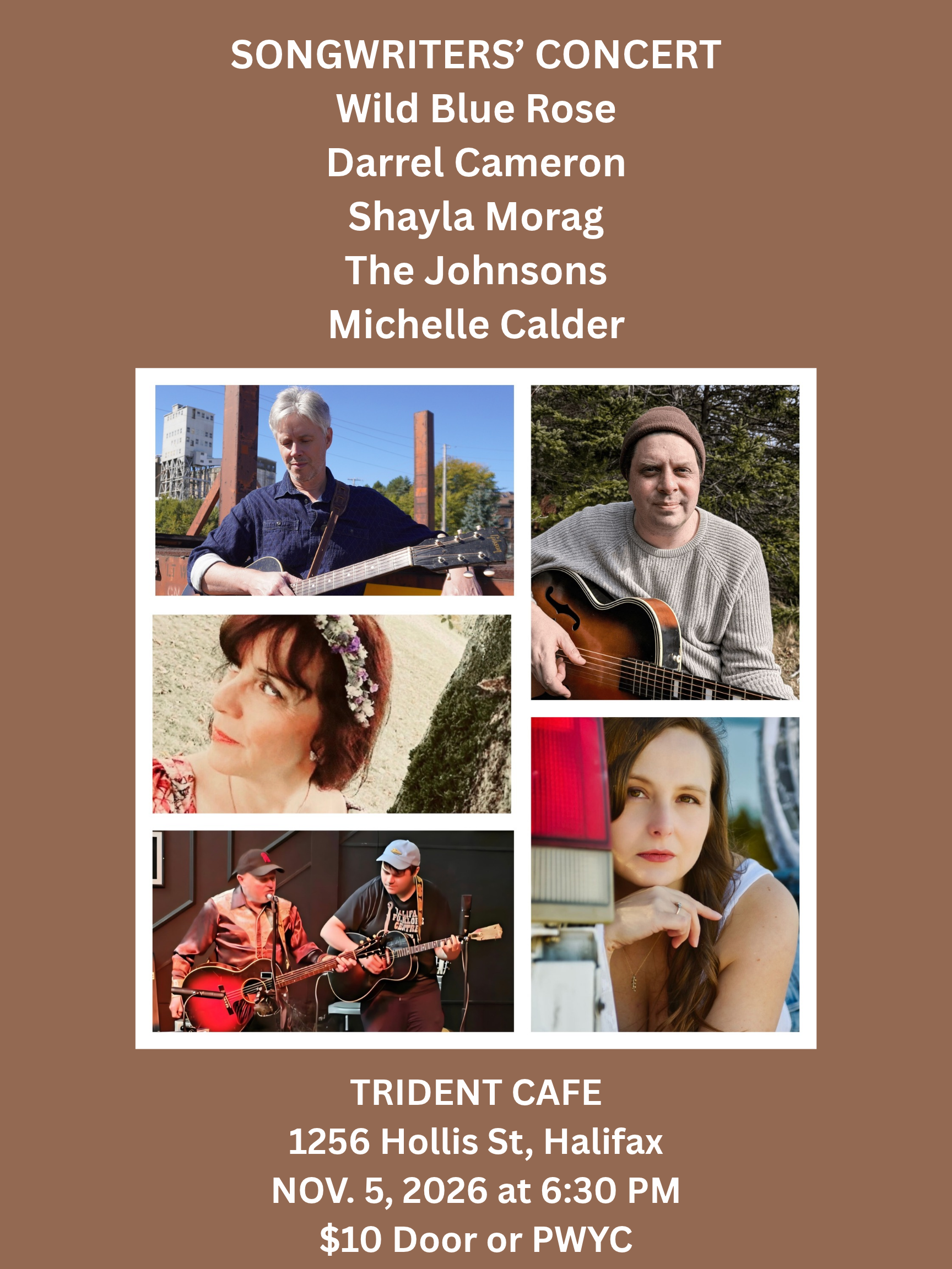 Songwiters’ Concert: Wild Blue Rose & More!