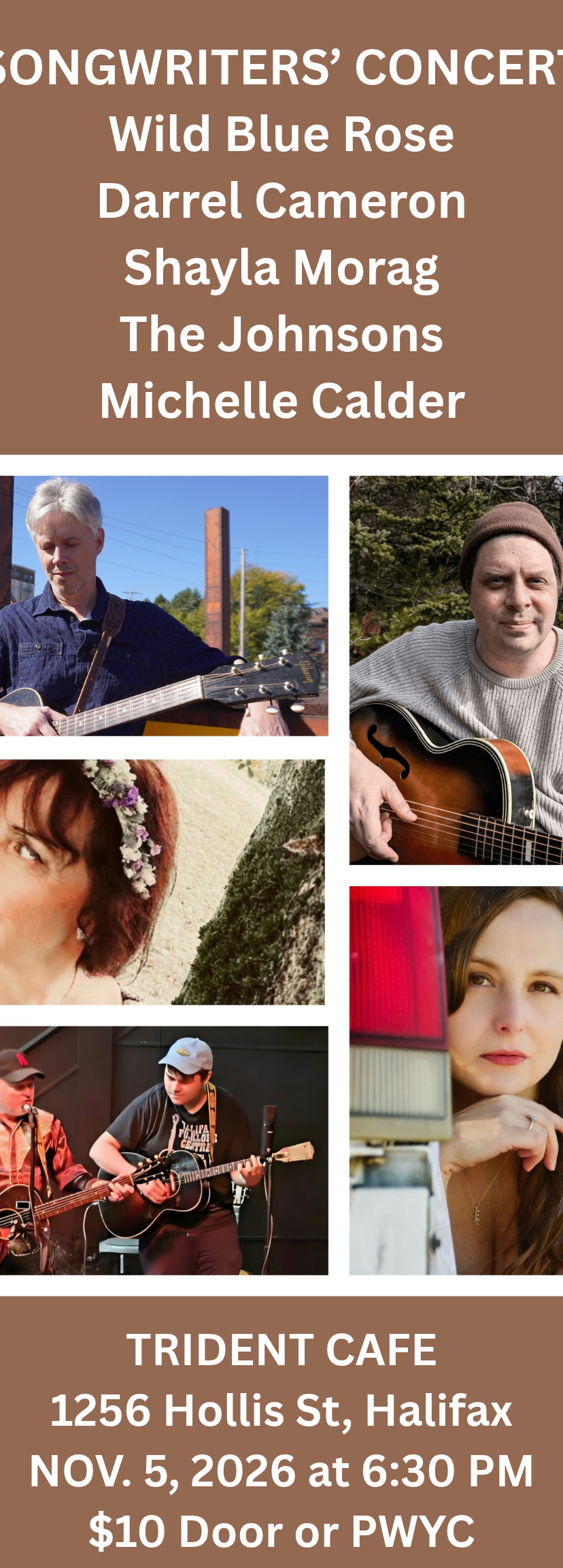 Songwiters’ Concert: Wild Blue Rose & More!