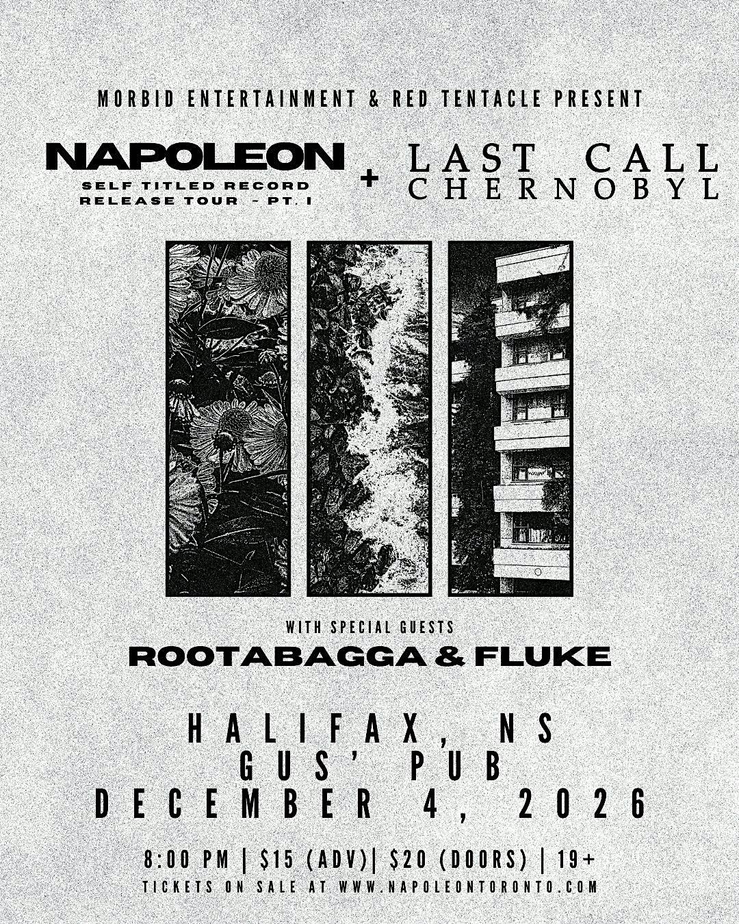 Last Call Chernobyl, Napoleon, Rootabagga & Fluke – Gus’ Pub – Dec 04