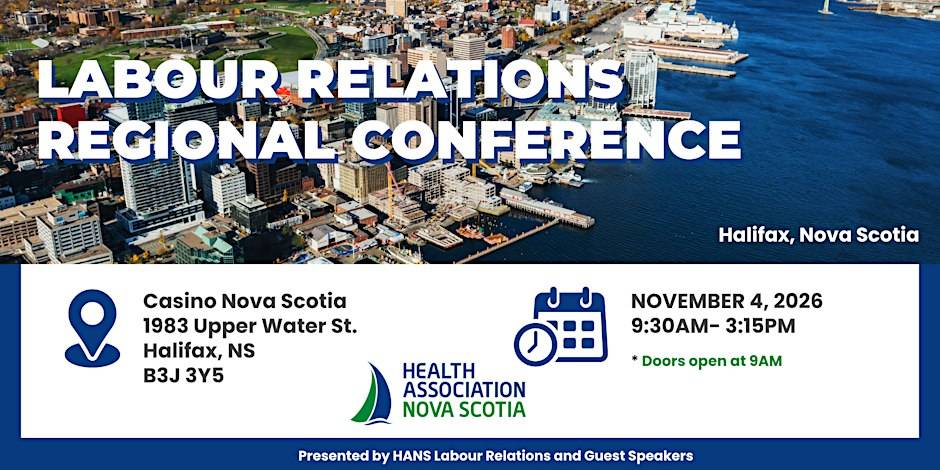 Labour Relations Regional Conference 2026 - Halifax, NS