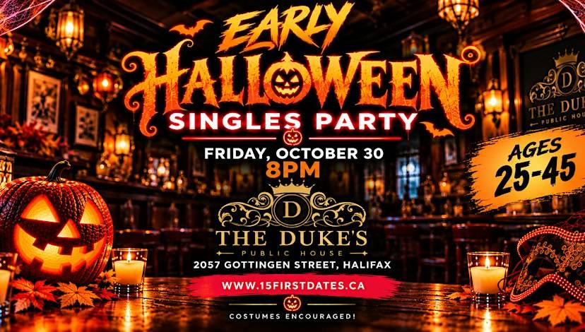 The Halifax Early Halloween Singles Party