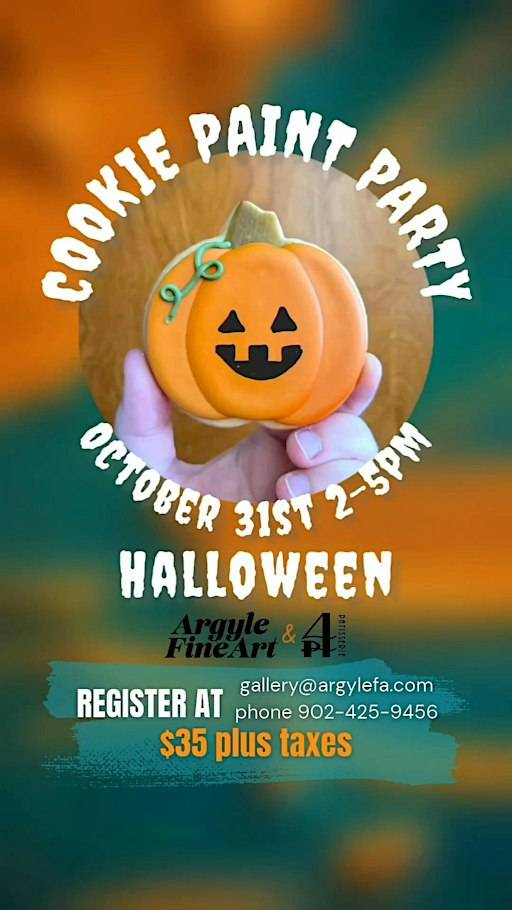 Halloween Cookie Painting Party – Oct 31