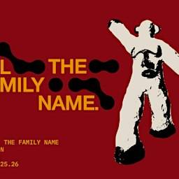 DON’T SPOIL THE FAMILY NAME – Oct 23