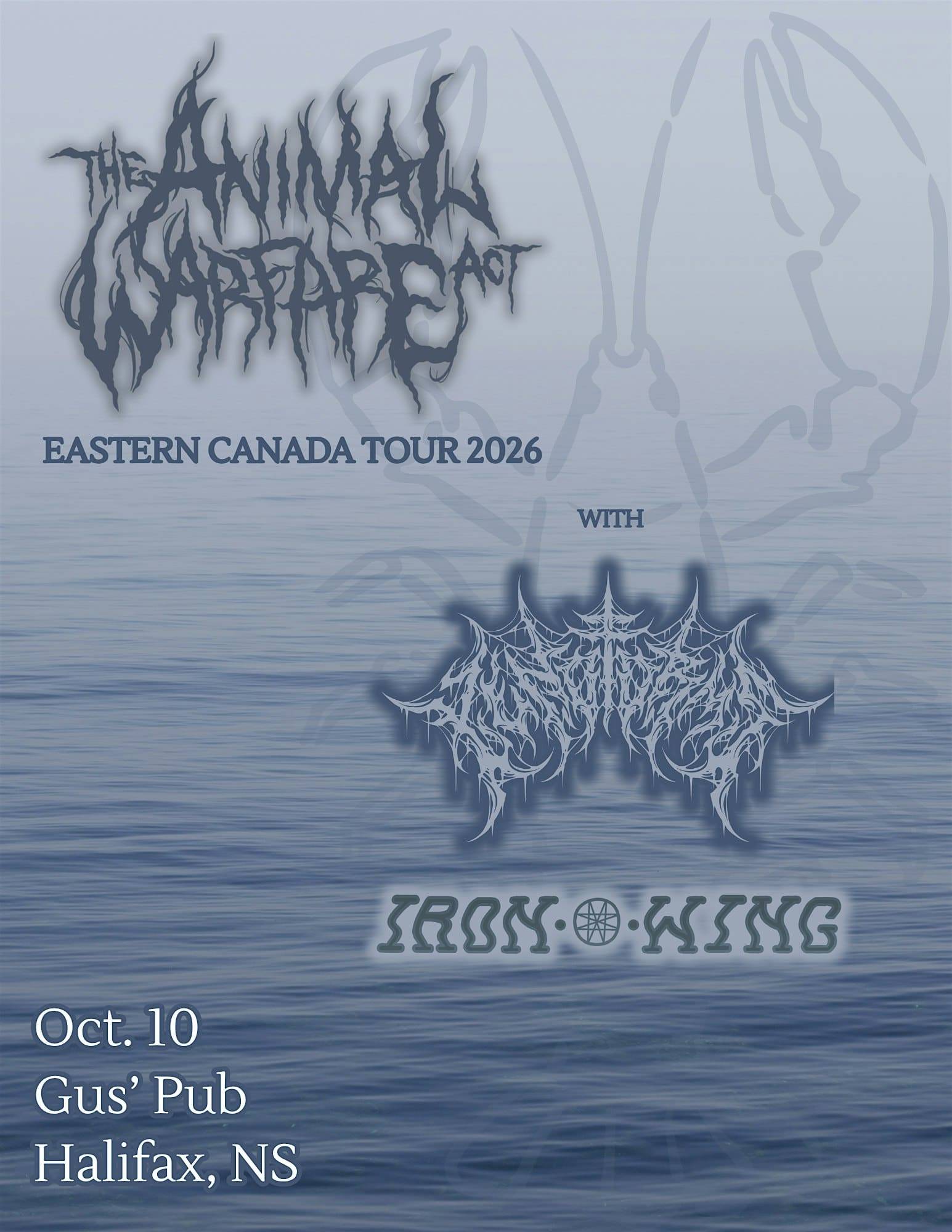 The Animal Warfare Act & Xenoforms @ Gus’ Pub