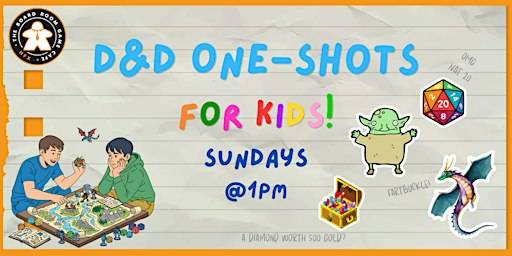Sunday Sessions: D&D for Kids! – Nov 01