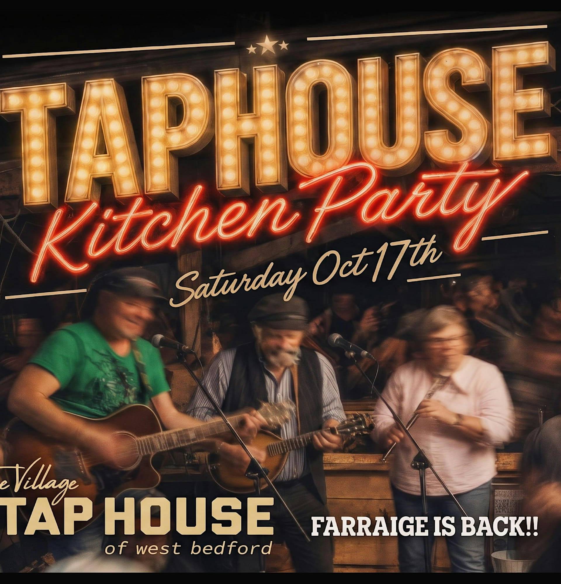 Taphouse Kitchen Party with Farraige