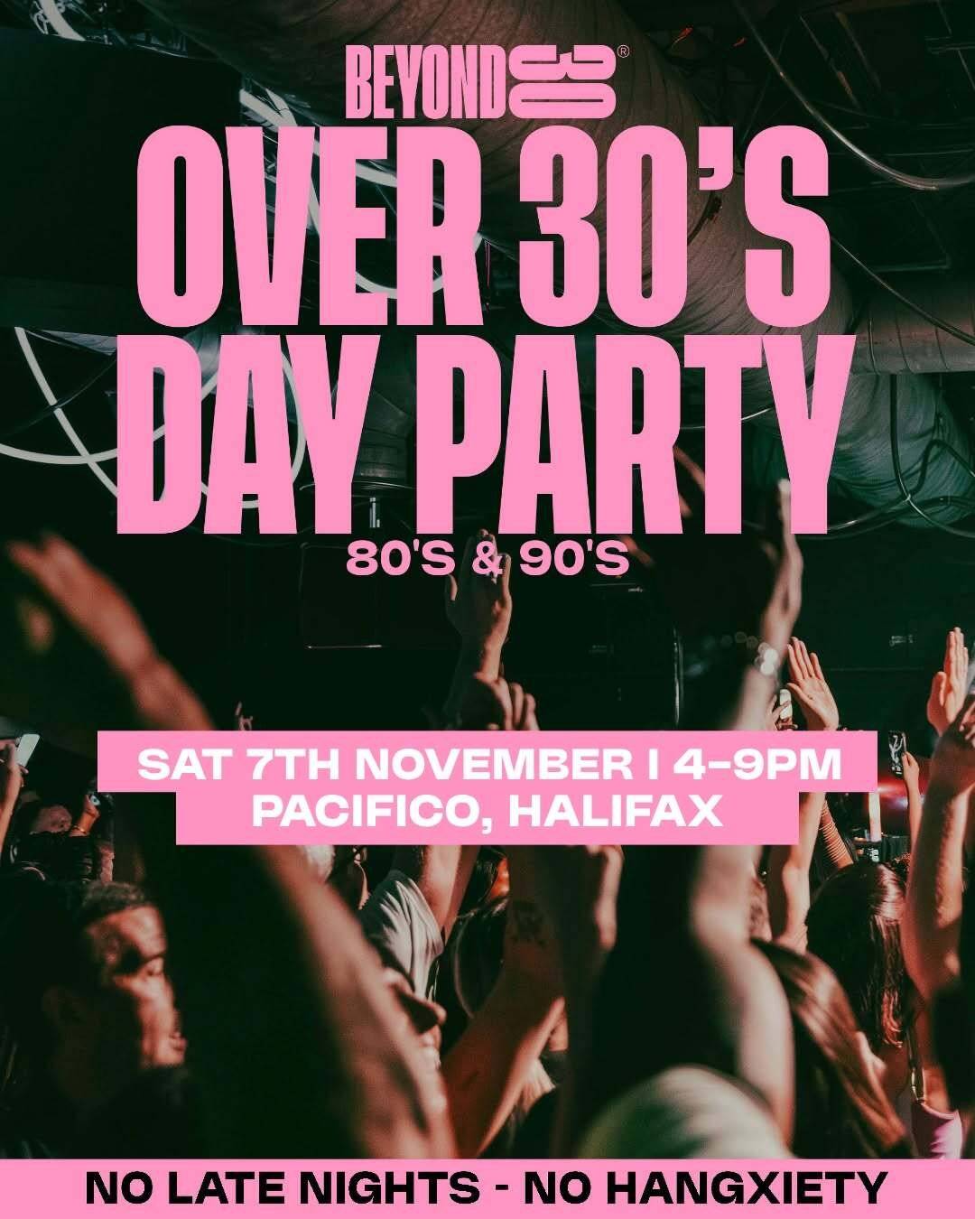 Over 30’s Day Party – 80s & 90s