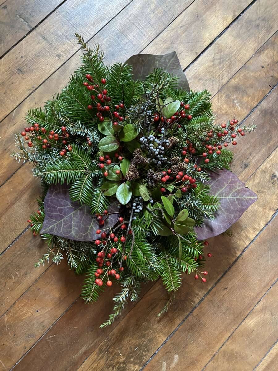 Festive Foraged Centerpiece