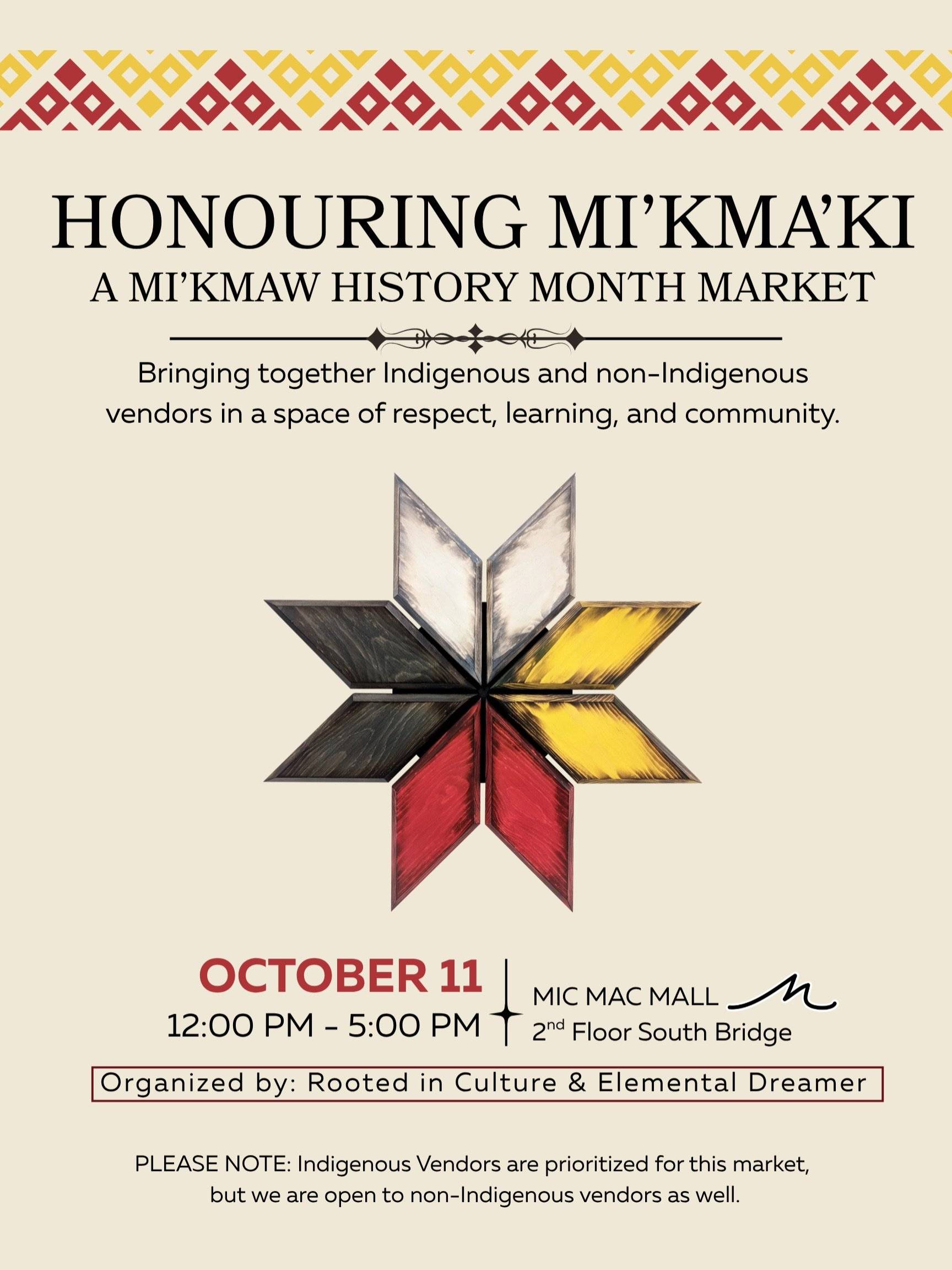 Honouring Mi’kma’ki: A Mi’kmaw History Month Market