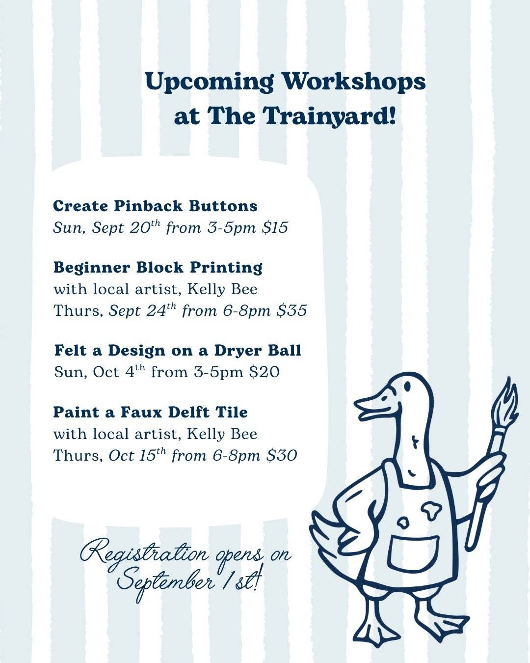 Paint a Faux Delft Tile with local artist Kelly Bee