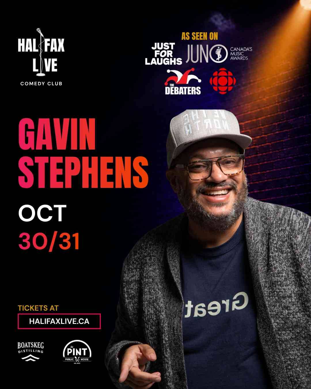 GAVIN STEPHENS – Halifax Live Comedy Club – The Only Independent Comedy Club in