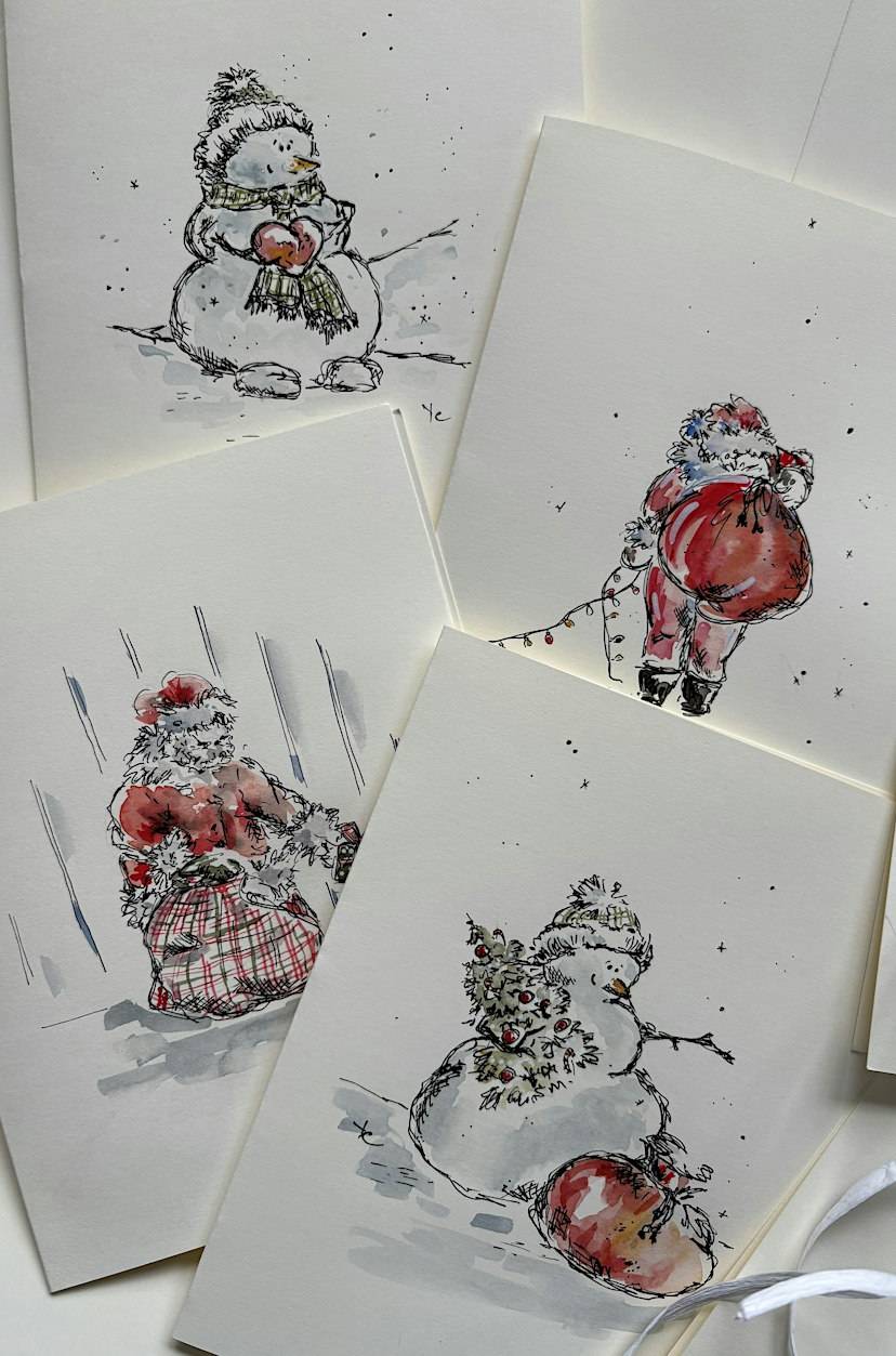 Watercolour Brunch - guided watercolour painting class on November 21