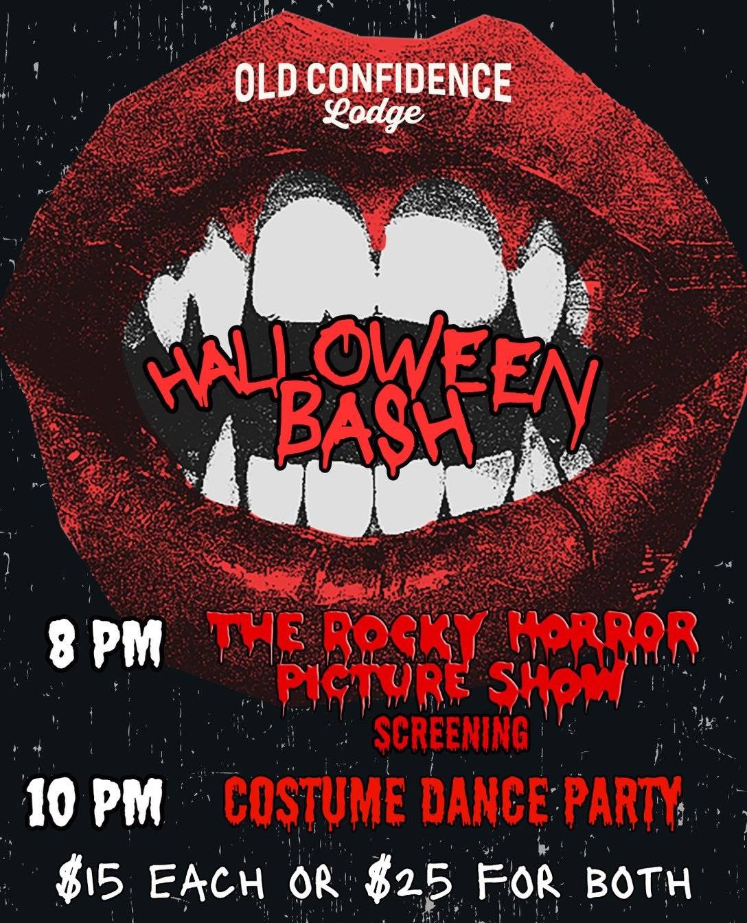 Old Confidence Lodge Halloween Bash — Costume Video Dance Party