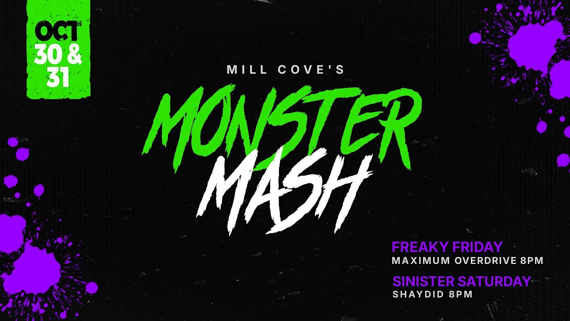 Mill Cove’s Monster Mash | Hallwoeen Weekend